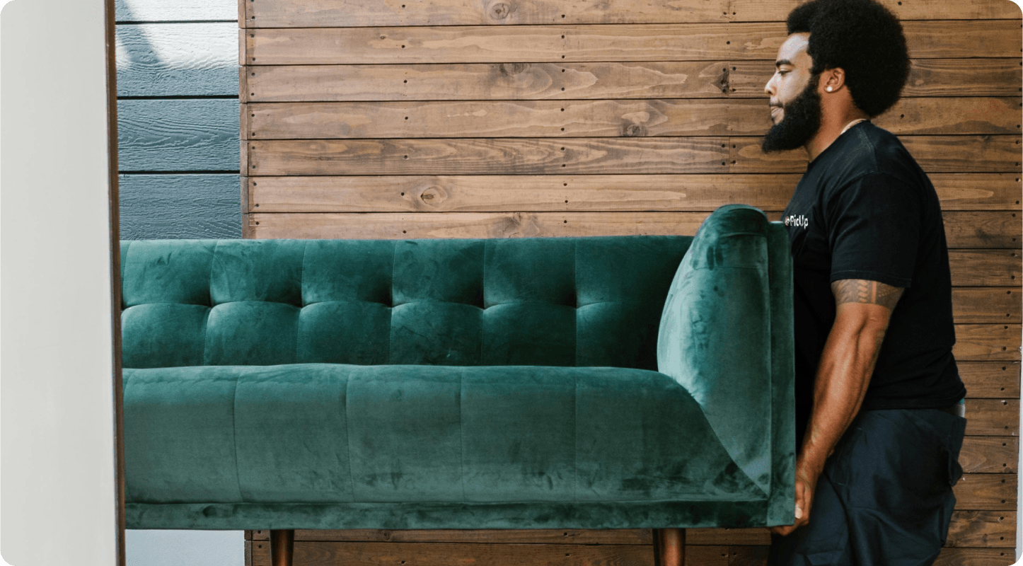 PicUp moving and delivery service in Brisbane - professional haulers with van and truck for on-demand moving, delivery, and junk removal services