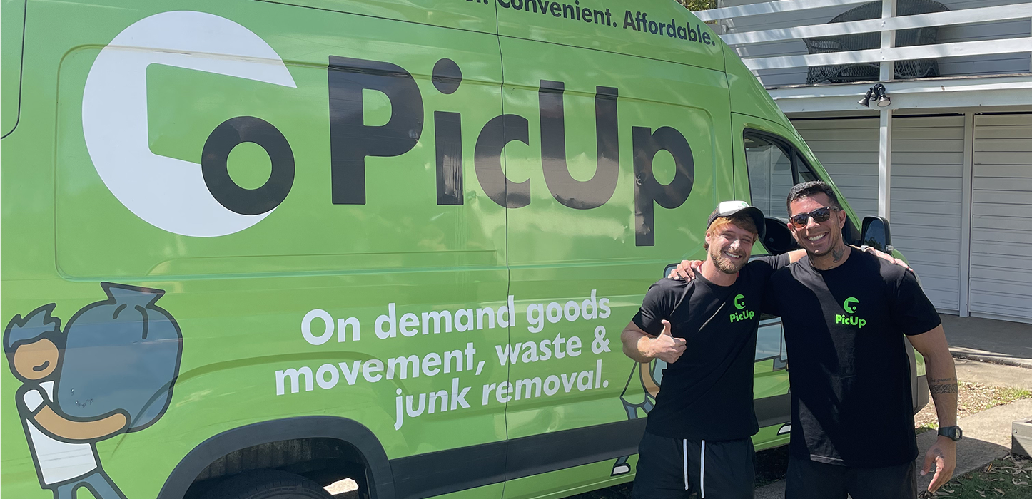 PicUp delivery team with van